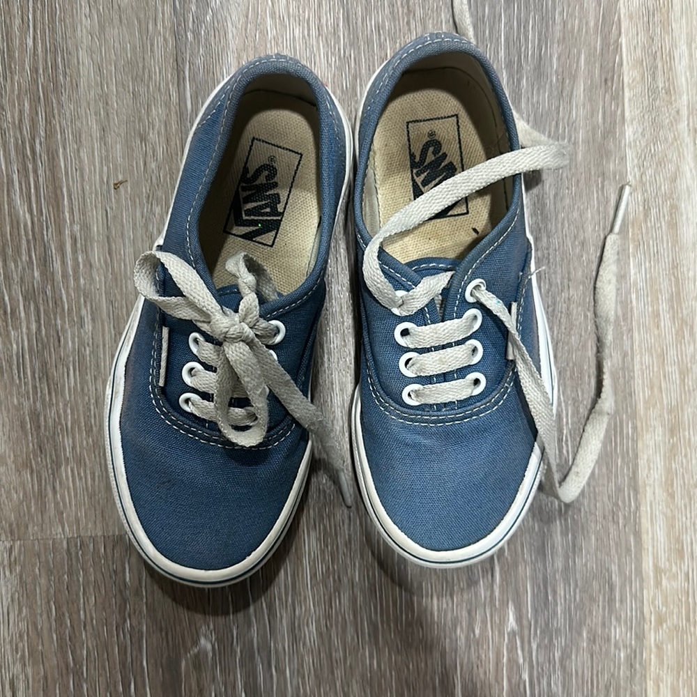Blue toddler vans
